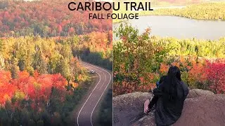 Best Fall Colors of White Sky Rock, Minnesota, Lutsen Mountains, North Shore Minnesota