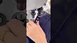 The Process Of Attaching Metal Eyelets To Fabric Using Press Machine
