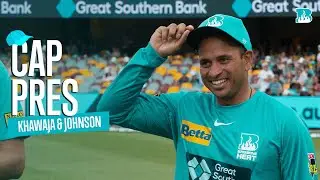 Usman Khawaja and Spence Johnson Brisbane Heat Debut