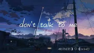 Tre Coast - stop don't talk to me (slowed+reverb) ft. Lycia faith