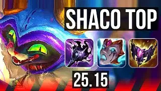 SHACO vs UDYR (TOP) | EUW Diamond | 25.15