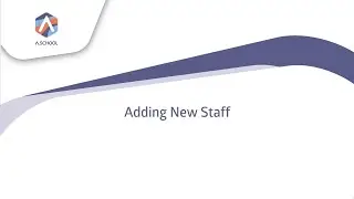 Adding New Staff