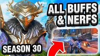 Showing All Buffs & Nerfs in Apex Season 30 - Every Legend & Weapon Change