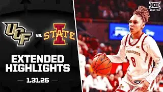 UCF vs. Iowa State Extended Highlights | 2025-26 Big 12 Women's Basketball
