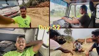 52/365 Days Survival Challenge In Indian Truck 🚛 || आज  तो बुरा फस गये😱 ,गाड़ी Breakdown हो गया 😰😓||