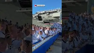 🇺🇸 Sailors Go Crazy with Donald Trump at US Navy 250th Birthday Celebration in Norfolk, Virginia