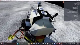 Attemping to land on the moon in beamng drive