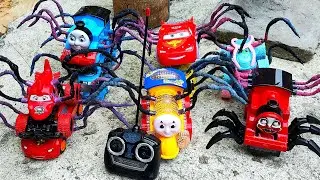 Upgrade RC LINGHTING MCQUEEN EATER Monster Percy Spider, Lightning Mcqueen Monster Truck, Thomas 