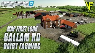 Играйте в &laquo;Ферму Тома Пембертона&raquo;! | Ballam Rd Dairy Farming | Первый взгляд на карту Farming Sim...