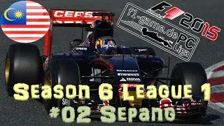 F1 2015 [f1-game.de PC-League 1][Season 6] #02 Malaysia