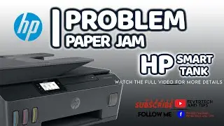 How to repair a PAPER JAM | Hp smart tank 615 | Tagalog