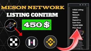 450$ Meson Network Listing Confirmed 💸🤑 Meson Airdrop Claim Update 💸 Meson Network Airdrop 🤑