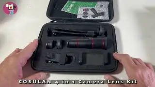 COSULAN 4-in-1 Smartphone Lens Kit Review | Telephoto, Macro, Fisheye & More!
