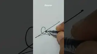 Gaurav name signature | ArTwarT                   #shorts