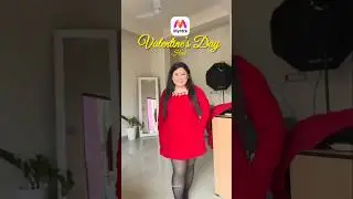 Покупки платьев ко Дню святого Валентина от Myntra✨ красное платье #ytshorts #myntrahaul #reddres...