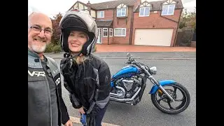 Motorcycle Ride with Lou....   Yamaha Stryker & Honda Deauville 😀