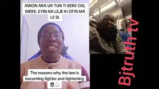 Nigerians in U.K ,take it easy ooo.E ma calm down 👎 Pls.