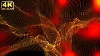 Abstract moving particles net particles animation free use for edit particles waves free download HD