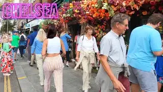 Busy Sunday in Chelsea 💐🌞Sloane Square, Kings Road | London Walk [4K]