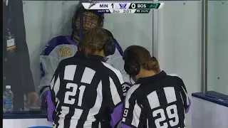 Maggie Flaherty Check to the Head on Alina M&uuml;ller (Full Clip/Review for Major) 12/04/24