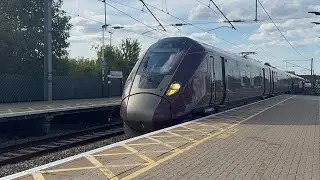 Trains at Newark Northgate station 10/7/25