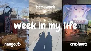 week in my life vlog⭐| hangouts | homework | friends