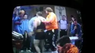 Deadlift 245 kilo klasse tot 90 kg Rudolph Hendriksma N.Ned Kampioenschap 1987 old school