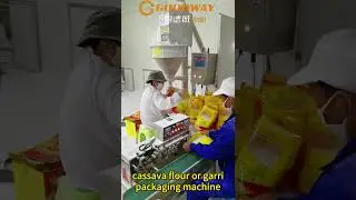 Cassava flour packaging machine cassava garri packaging machine