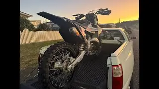 Alexiou KTM Adventure, first ride TC 125