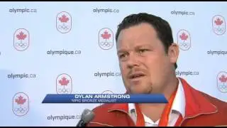 Dylan Armstrong's Kamloops medal ceremony
