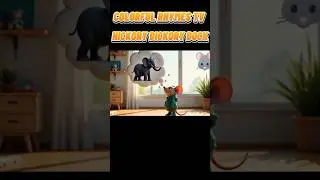 Hickory Dickory Dock | The Cutest Mouse Ran Up the Clock! ⏰🐭 | Nursery Rhyme Fun!#kids poem#mouse