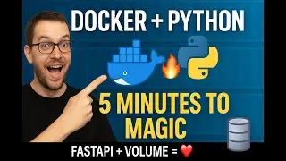 How To Make Docker image Your Python App in 5 Minutes - Tutorial for Absolute Legends 🐳🔥