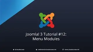 Joomla 3 Tutorial #12: Menu Modules