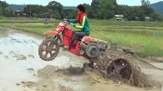 FARMERS DESIGNED A TRIKE FOR FARM USE - Who said its for road use only ???