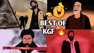 kgf chapter 2 Movie vs Reality spoof video animation 😂 kgf funny video @MULTILAND #multiland