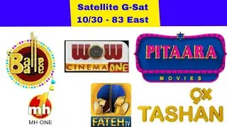 Satellite G-Sat 10/30 - 83 East on Solid 6 Feet dish Antinna