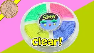 How To Play The Vintage Milton Bradley 1997 Clear Simon Electronic Game