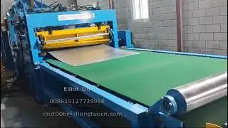 ZTRFM ZHONGTUO ROLL FORMING MACHINERY 4X1600MM CUT TO LENGTH MACHINE MADE FOR SAUDI ARABIA