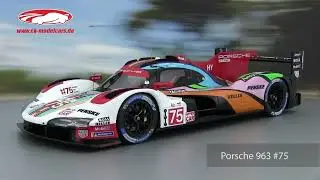 ck-modelcars-video: Penske Porsche 963 #75 24h LeMans 2023 Jaminet, Nasr, Tandy 1:18 Spark