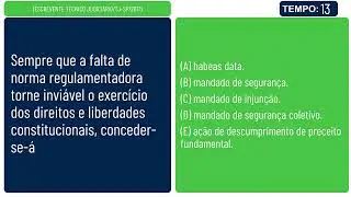 Simulado de Direito Constitucional para Concursos