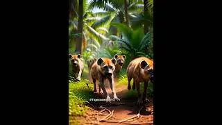 Lion vs Hyena Epic Battle  Jungle Battle
