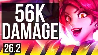 JINX & Alistar vs XAYAH & Poppy (ADC) | 56K damage | KR Master | 26.2