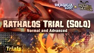 『Dragalia Lost x Monster Hunter』 Rathalos Trial (Solo) (Primal Crisis/Strange Land)