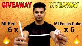 Mi Focus Cube & Mi Pen GIVEAWAY in INDIA !!! 12 Units FREE ( CLOSED )