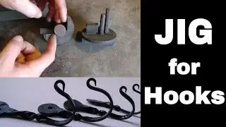 Hook Jig Details for Horshoe Nail Hooks
