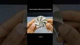 How to make Powerful Air blower from DC Motor at home #shorts 🤩🤩