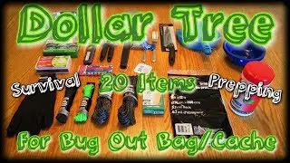 Dollar Tree Bug Out Bag - Cache - Survival - Prepping
