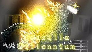Godzilla Milenium 2000 test DC2 animations