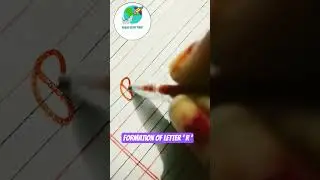 formation of letter 'R' | how to write capital and small letter ' R ' | English | alphabet