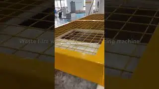 Waste PE pp film plastic pelletizing line #RecyclingTechnology  #PlasticGranulator  #PlasticProcess